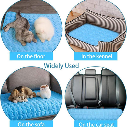 Dog Cooling Mat, Pet Cooling Pads for Dogs, Summer Cooling Bed for Cats, Portable Pet Cooling Cushion for Home or Outdoor